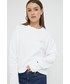 Bluza Tommy Jeans bluza damska kolor biały z aplikacją