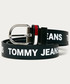 Pasek Tommy Jeans - Pasek skórzany dwustronny AW0AW09007
