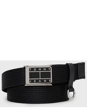 Pasek pasek NEW WEBBING 2.5 damski kolor czarny - Answear.com Tommy Jeans