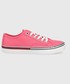 Trampki damskie Tommy Jeans tenisówki damskie kolor różowy