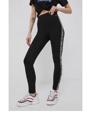 Legginsy legginsy damskie kolor czarny z nadrukiem - Answear.com Tommy Jeans