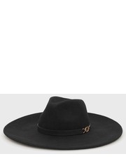 Kapelusz kapelusz wełniany kolor czarny wełniany - Answear.com Twinset