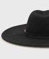 Kapelusz Twinset kapelusz wełniany kolor czarny wełniany