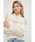 Bluzka Twinset bluzka damska kolor beżowy z aplikacją