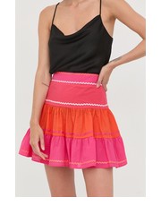 Spódnica spódnica kolor różowy mini rozkloszowana - Answear.com Twinset