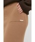 Spódnica Twinset spódnica kolor beżowy midi ołówkowa