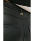 Spodnie Twinset spodnie damskie kolor czarny proste medium waist