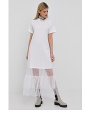 Sukienka sukienka kolor biały maxi prosta - Answear.com Twinset