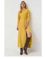 Sukienka sukienka kolor żółty maxi prosta - Answear.com Twinset
