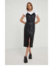 Sukienka sukienka kolor czarny maxi prosta - Answear.com Twinset
