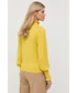 Sweter Twinset sweter z domieszką kaszmiru damski kolor żółty lekki