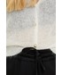Sweter Twinset kardigan wełniany damski kolor beżowy lekki