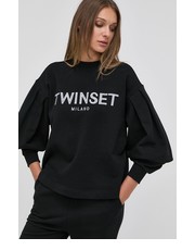 Bluza bluza damska kolor czarny z aplikacją - Answear.com Twinset