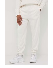 Spodnie spodnie kolor beżowy z aplikacją - Answear.com Champion