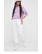 Spodnie spodnie dresowe damskie kolor biały gładkie - Answear.com Champion