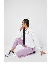 Spodnie spodnie dresowe damskie kolor fioletowy gładkie - Answear.com Champion