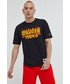 T-shirt - koszulka męska Champion t-shirt bawełniany xStranger Things kolor czarny z nadrukiem