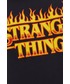 T-shirt - koszulka męska Champion t-shirt bawełniany xStranger Things kolor czarny z nadrukiem