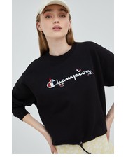 Bluza bluza 115039 damska kolor czarny z nadrukiem - Answear.com Champion