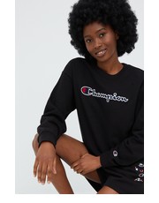 Bluza bluza 114922 damska kolor czarny z aplikacją - Answear.com Champion
