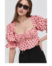 Bluzka - Bluzka z płatków róż - Answear.com For Love & Lemons