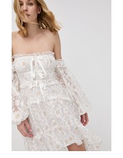 Sukienka Sukienka kolor biały mini rozkloszowana - Answear.com For Love & Lemons