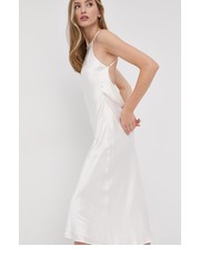 Sukienka sukienka kolor biały maxi rozkloszowana - Answear.com Bardot