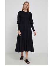 Sukienka sukienka kolor czarny maxi rozkloszowana - Answear.com Gestuz