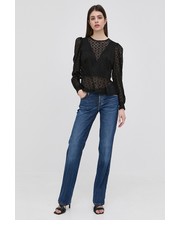 Bluzka bluzka damska kolor czarny gładka - Answear.com Morgan