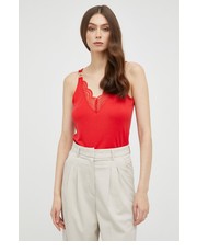 Bluzka top damski kolor czerwony - Answear.com Morgan