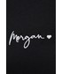 Bluzka Morgan longsleeve damski kolor czarny