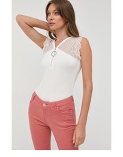 Bluzka bluzka damska kolor biały gładka - Answear.com Morgan