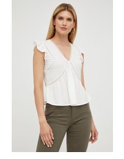 Bluzka bluzka damska kolor biały z aplikacją - Answear.com Morgan