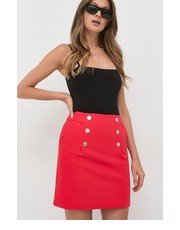 Spódnica spódnica kolor czerwony mini prosta - Answear.com Morgan