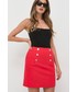 Spódnica Morgan spódnica kolor czerwony mini prosta