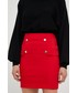 Spódnica Morgan spódnica kolor czerwony mini prosta