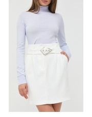 Spódnica spódnica kolor biały mini prosta - Answear.com Morgan