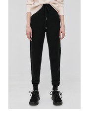 Spodnie spodnie damskie kolor czarny joggery high waist - Answear.com Morgan