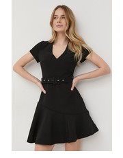 Sukienka sukienka kolor czarny mini rozkloszowana - Answear.com Morgan