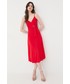 Sukienka Morgan sukienka kolor czerwony mini rozkloszowana