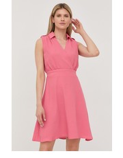 Sukienka sukienka kolor różowy mini rozkloszowana - Answear.com Morgan