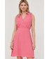 Sukienka Morgan sukienka kolor różowy mini rozkloszowana