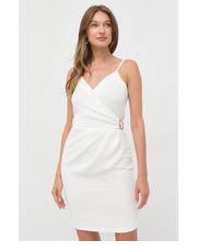 Sukienka sukienka kolor biały mini dopasowana - Answear.com Morgan