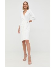 Sukienka sukienka kolor biały mini prosta - Answear.com Morgan
