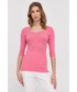 Sweter Morgan sweter damski kolor różowy lekki