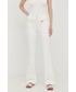 Jeansy Morgan jeansy damskie kolor biały high waist
