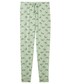 Piżama Undiz spodnie piżamowe damskie kolor zielony bawełniana