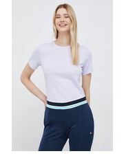 Bluzka t-shirt bawełniany kolor fioletowy - Answear.com Joop!
