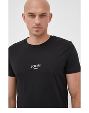 T-shirt - koszulka męska t-shirt bawełniany kolor czarny melanżowy - Answear.com Joop!