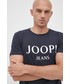 T-shirt - koszulka męska Joop! t-shirt bawełniany kolor granatowy z nadrukiem